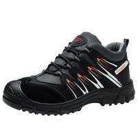 Insulated Black Labor Insurance Shoes, Smash-proof and Puncture-proof, Lightweight Plastic Steel Head, Wear-resistant and Dirt-resistant Work Shoes 37
