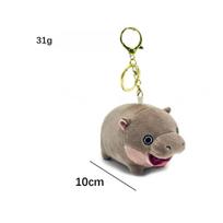 Cute Moo Deng Plush Toy Around Hippopotamus Bouncing Pig Dwarf Hippopotamus Birthday Gift Toys for Kids Home Decor ugniai atsparios plytos