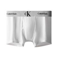 Calvin Klein One Gravity Band SS23 Waist Logo Jacquard Boxer Shorts Men underwear White NB3307-100 M