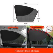 Magnetinis automobilio lango saulės skydelis ir tinklelis nuo uodų - Šilumos izoliacija, privatumas ir apsauga nuo saulės