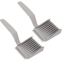2vnt Barber Fade Combs Profesionalios plaukų kirpimo šukos, skirtos kelionių namų kirpykloms