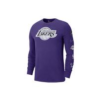 Nike NBA Los Angeles Lakers L/S T-shirt Purple/White Men Streetwear DV6040-504 L