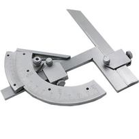 Kampų ieškiklis Metalinis Vernier'io transportyras Matavimo prietaisas medžio apdirbimui 0-320° Kampų matavimo liniuotė One Size