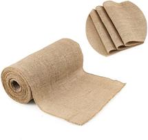 30cm pločio džiuto lininės vintažinės natūralios staltiesės burlap kaimiškos chaki spalvos vakarėlių kaimo vestuvių dekoracijos namų vakarėlių kėdžių dekoras 30x200cm