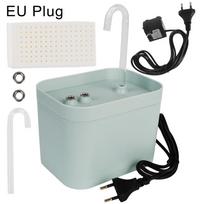 Cat Water Fountain 1.5L Recirculate Filtring for Cats Pet Water Auto Filter USB Electric Mute Dispenser Cat Drinker Bowl Light green EU 220V