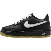 Nike Air Force 1 LV8 GS Juodi Balti Guminiai Vaikų Sportbačiai Guminiai Šviesiai Rudos spalvos IB8845-001 38.5