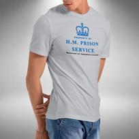 HMP kalėjimų tarnybos nuosavybė Juokingi išleidimo Kalėdiniai dovanų marškinėliai nuo S iki 5XL 2XL gray