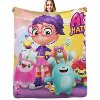 Abby Hatcher characters fuzzly catcher abby hatcher season 2 abby hatcher adventure bike MO and Bo Throw Blanket 30x40in