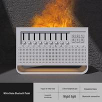 White Noise Bluetooth Aroma Diffuser and Small Humidifier with Flame Simulation Bluetooth Chinese Version (Domestic Use)