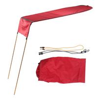 Kayak Shade Canopy Portable Foldable Boat Awning Set Kayak Canoe Sunshade Accessories Red
