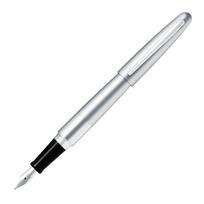 PILOT Cocoon Fountain Medium FCO3SRSM Pen, Nib, Silver,