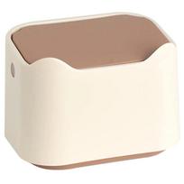 Full-Closed Cat Litter Box Portable Bedpan Removable Kitty Litter Pan Potty Toilet For Medium Large Cats Animal Beige smėlis