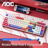 AOC GK320 Tri-Mode RGB Mechanical Feel Gaming Keyboard
