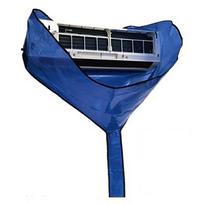 Large Air Conditioner Cleaning Cover Kit With Drainage Pipe Sprinkler Brush Summer Cleaner Hanging Ac Water Washing Bag mėlyna