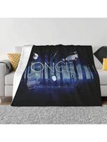 Once Upon A Time New Selling  Print Flannel Soft Blanket Once Upon A Time Robin Hood Telefilm Serie Tv Usa Cuore Heart 75X95CM pilka spalva