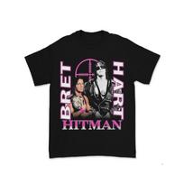 Bret Hitman Hart Wrestling WWF 90's Bootleg T-Shirt NA506 Unisex T-Shirt L