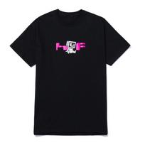 Huf Worldwide Skateboard  Tee Monitored Black Unisex T-Shirt M