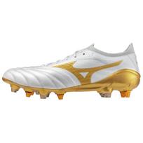 Mizuno Morelia Neo 4 Breathable And Lightweight Soccer Shoes Unisex White Gold P1GC264050 40.5