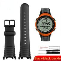 SUUNTO VECTOR guminių laikrodžių dirželių keitimui silikoninis vyriškas laikrodžio dirželis Sagtis su kaiščiu priedai Įdėjimo įrankis sriegiuotas strypas 0mm juoda