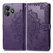 For OnePlus Pad Lite/Oppo Pad SE Leather Case Pattern Printed Stand Tablet Cover with Card Slots E
