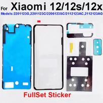 Full Set For Xiaomi 12 12S 12X 13 14 Pro Ultra Civi Front LCD Screen Adhesive Back Battery Housing Cover Glue with Rear Camera 12 12X 12S