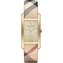Burberry BU9407 25mm auksinio korpuso odinis moteriškas laikrodis 25mm auksas