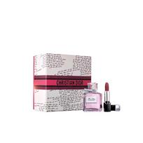 DIOR Perfume Huayang Sweetheart 50ml + Blue Gold Lipstick #688 Rose Pink Brown mėlyna