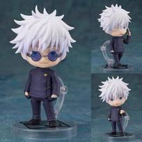 Nendoroid Jujutsu Kaisen Q versijos figūrėlės Itadori Yuji, Gojo Satoru, Ryomen Sukuna, Fushiguro Megumi Kolekcionuojama stalo puošmena gray