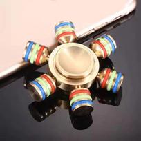 6 rankenėlių metalinis rankinis suktukas, dekompresinis Fidget žaislas suaugusiems ir vaikams, EDC prietaisas nerimui, streso mažinimui, nuo nerimo Juguete black