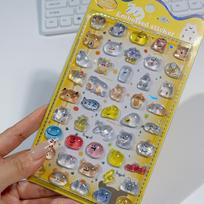 1pcs Cute Ghost 3d Crystal Stickers Astronaut Stickers Funny Creative 3d Stickers Diy Diary Stickers Student Prizes