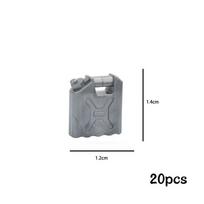 Military weapon accessories sandbag brick oil barrel SWAT soldier World War II Army MOC parts fence DlY scene series  toy