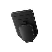 Magnetic Car Glasses Clip, Sunglass Holder for Sun Visor, Driving Sunglasses Clip with Card Holder for Car Interior Accessories juoda