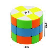 Cylinder Speed Cube 3x3x3 Barrel Puzzles Brain Teasers for Adults Teens Kids Educational Toys Birhday Gifts Cubo Infinito