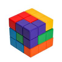Casse Tete 3D Wooden Cube Puzzle IQ Logic Training Brain Teaser Puzzles Rompecabezas Montessori Educational Toys