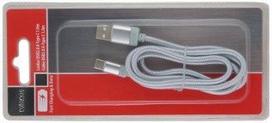 Įkrovimo laidas RATANAS, USB2.0 A-Type C, ilgis 1,0 m, iki 480Mbps, pintas kabelio apvalkalas