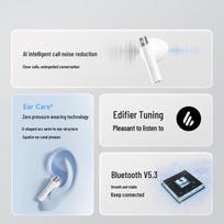 Edifier ZeroBuds True Wireless Earbuds baltos spalvos arbata
