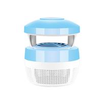Mosquito Killer Lamp Usb Portable Insect Trap With Silent Operation Led Light For Home Bedroom Office Indoor mėlyna