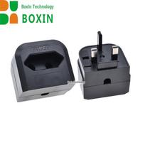 EU to UK Travel Adapter with Fuse | Converts Two Round Pins to Hong Kong 3A/5A/13A