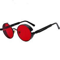 New Timeless Classic Steampunk Sun Protection Glasses for Men Adults and Women Adults Vintage Retro Circular Round Alloy Metal Frame Construction 1PC