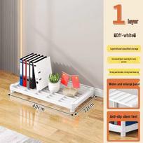 Dormitory Sundries Rack: Multi-Layer Floor-Standing Shelf for Bathroom, Kitchen, and Snack Storage