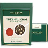 VAHDAM, India's Original Masala Chai Tea Loose Leaf - 100g Blend Of Black Tea, Cinnamon, Cardamom, Cloves & Black Pepper | Ancient Indian House Rec