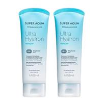 MISSHA Super Aqua Ultra Hyalron Peeling Gel 100ml x 2ea Gentle Exfoliating & Hydrating Cleanser