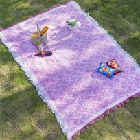 Bohemian Style Outdoor Picnic & Camping Mat: Sand-Proof, Moisture-Resistant Beach Blanket & Tablecloth 90x90 cm