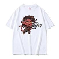Karlach Baldurs Gate 3 Funny 2026 New T-Shirt Men Women Retro High Quality Fashion T Shirt Casual 100% Cotton Oversized T-shirts S įvairiaspalvis