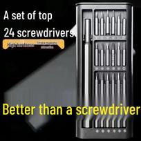 24-in-1 Precision Screwdriver Set for Household, Computer & Phone Repair