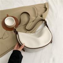 Adjustable Strap Vintage Crossbody Bags Zipper Underarm Dumpling Bag PU Leather Shoulder Bag  daily balta