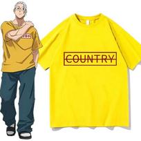 2026 Naujas Anime Sakamoto Days Cos Kostiumas Marškinėliai su Raidėmis Sakamoto Tarou Marškinėliai Senoviniai Trumpomis Rankovėmis Retro Viršutiniai Marškinėliai Streetwear S įvairiaspalvis