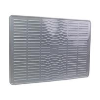 Silicone Drying Mat Kitchen Counter Dish Rack Pad Nonslip Multifunctional Easy Care Practical Use Lightweight Replace pilka spalva