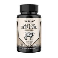 Jaučio kepenys iš žolės maitinamų galvijų 3000 mg Maisto papildas, 120 kapsulių buteliuke 120 Capsules