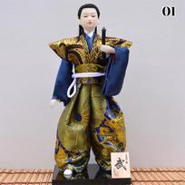 Japanese Samurai Ninja Figurines Figurine Dolls With Kimono Traditional Japanese Ninja Ornament Sushi Restaurant Home Decor